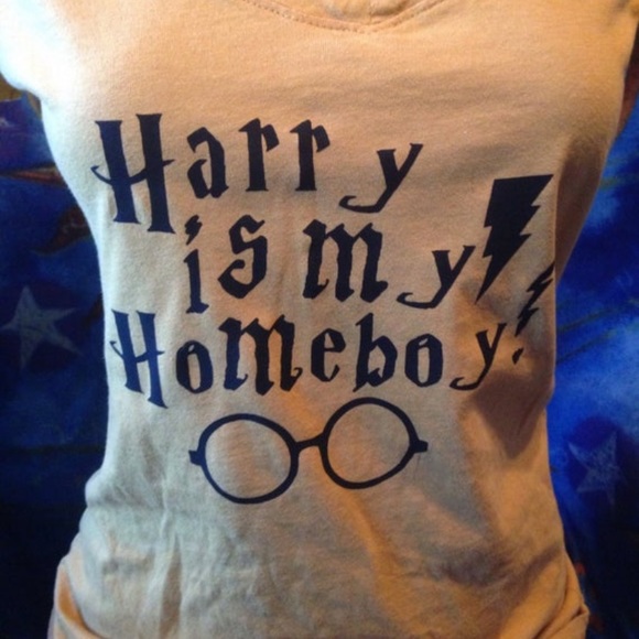 💀Harry Potter Inspired Upcycled T-Shirt - Picture 4 of 6